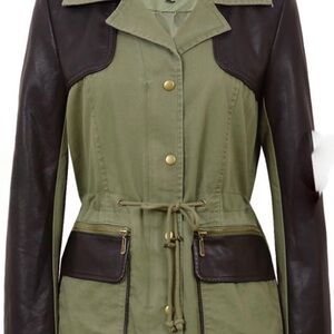 Olive and Black Women's Jacket